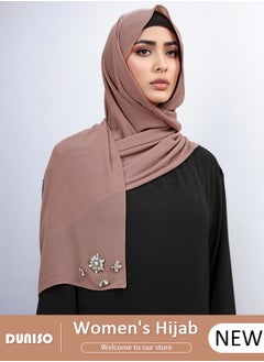 اشتري Women's Hijab, Premium Breathable Chiffon Hijab, Stylish and Comfortable Hijab Scarfs,  Very Comfy & Good for Everyday Use, Versatile and Artistic Scarf for Women في السعودية