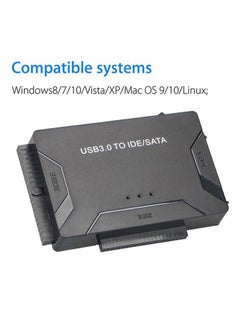 اشتري USB 3.0 To IDE/SATA External Hard Drive Converter Adapter في السعودية