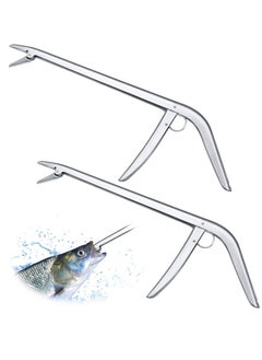 Buy 2 Pieces Stainless Steel Fish Hook Remover Extractor, Stainless Steel Fish Hook Remover Fishing Extractor Freshwater and Saltwater Tool for Fishing, 11-1/2 inch in Saudi Arabia