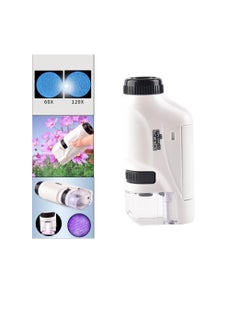 Buy Mini Handheld Microscope for Kids Natural Exploration Beginners Plants in Saudi Arabia