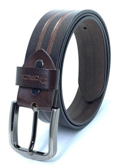 اشتري Force Genuine Leather Casual Belt for men 40MM - 14901-BC8970 by Milano Leather في الامارات