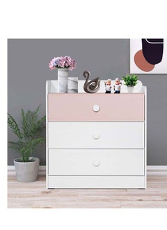 Buy Vanilla Bloom 3-Drawer Dresser without Mirror 40x83x80 cm in UAE