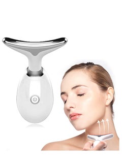 اشتري Anti Wrinkles Face Massager Face Sculpting Device Anti-Aging Facial Neck Eye Device for Women and Man (White) في الامارات