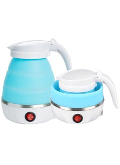 اشتري Portable Folding Electric Kettle Fast Boiling Foldable Electric Kettle for Travel Food Grade Silicone Boil Dry Protection Electric Kettle with Separable Power Cord for Hiking Camping في الامارات