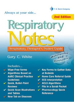 اشتري Respiratory Notes 2e Respiratory Therapist's Pocket Guide في الامارات