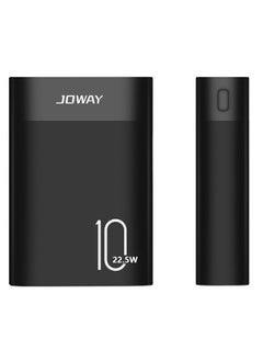 Buy 10000 mAh Compact Smart Charging Power Bank with Dual USB Output BLACK in UAE