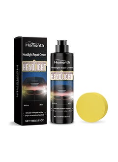 Buy Headlight Restoration Kit for Cars - Headlamp Lens Cleaner, Car Headlight Polish | Headlight Cleaner and Restorer, Headlight Scratch Repair, Lens Polisher with Sponge for Repair Headlight Scratches in UAE