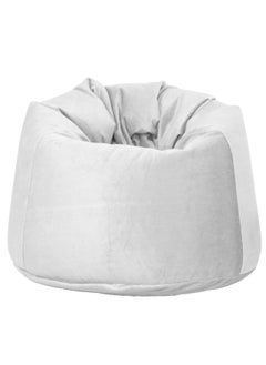 Buy Luxe Decora Premium Suede Velvet Bean Bag with Polystyrene Beads in UAE