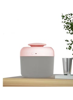 Buy Air Purifier And Humidifier Essential Oil Diffuser Ultrasonic Cool Mist Aromatherapy Transparent Water Tank(Pink) in UAE