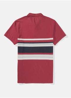 Buy AE Striped Polo Shirt in Saudi Arabia