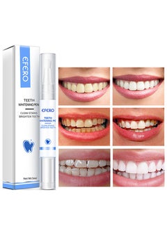 Buy Teeth Whitening Pen-Cleaning Serum Remove Plaque Stains Dental Tools Whiten Teeth Oral Hygiene Tooth Whitening Pen Effective Transparent White Teeth Tooth Whitener Bleach Ph Neutral in UAE