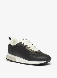 Buy Women's Colourblock Sports Shoes with Lace-Up Closure in Saudi Arabia