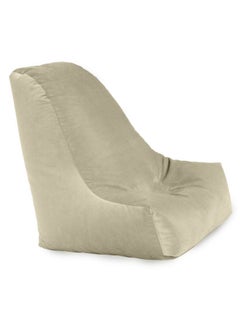 Buy Chair | Bean Bag Velvet - Light Beige in Saudi Arabia