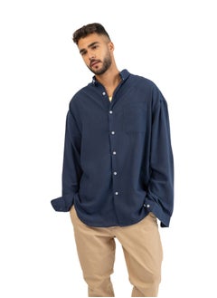 Buy Basic linen shirtlong sleeves in Egypt