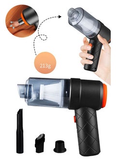 Buy Portable 2 In 1 Cordless Vacuum Cleaner And Blower Handheld Rechargeable HEPA Filter Super Powerful Suction Suitable for Home Office Car Cleaning in UAE