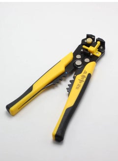 Buy Multifunctional Cable Wire Stripper Cutter, Crimping Stripping Plier Tool, Self-adjusting 8" Automatic Wire Stripper/Cutting Pliers Tool for Wire Stripping, Cutting, Crimping (Yellow) in Saudi Arabia