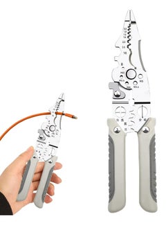 Buy Multifunctional Plier Wire Stripper Crimper Cable Cutter，Wire Stripping Tool Wire Stripper and Cutter for Electrical Cable in UAE