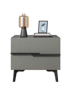 اشتري Home Light Luxury High-End Bedside Table with Double Drawer Storage Storage Cabinet في السعودية