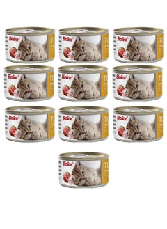 اشتري Tuna With Chicken  Cat Wet Food 10X80g في الامارات