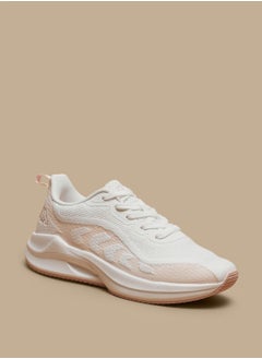 اشتري Women's Textured Sports Shoes with Lace Up Closure في الامارات