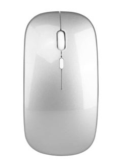 Buy HXSJ M90 Rechargeable Wireless Optical Mouse (Silver) in UAE