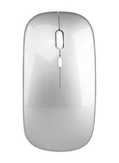 Buy HXSJ M90 Rechargeable Wireless Optical Mouse (Silver) in UAE