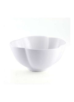 اشتري Ivory Porcelain Flower Deep Bowl 10 cm في الامارات