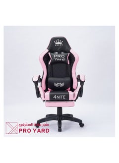 Buy Gaming chair pink and black in Saudi Arabia