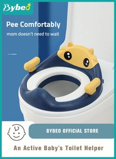 Buy Baby Potty Training Seat for Boys Girls Toddler Toilet Train Seats with Detachable Soft Cushion Sturdy Handle and Backrest in Saudi Arabia