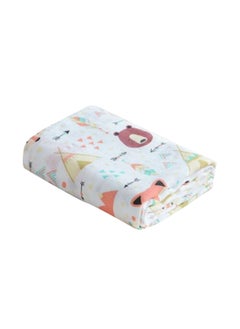 اشتري 100% Cotton Two Layers Muslin Gauze Baby Security Blanket Plush-Hug Quilt في الامارات