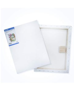 اشتري 40-Piece Stretched Painting Canvas Board 30x40cm Size White في الامارات