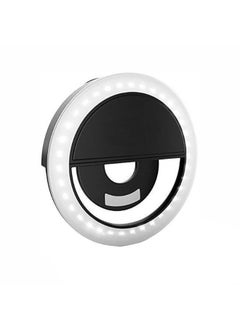 Buy Selfie Enhancing Ring Light For Mobile Black in Saudi Arabia