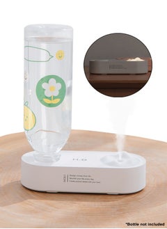 Buy Portable Small Travel Humidifier 2 Light Modes 18dB Ultra Quiet Ultrasonic Replaceable Bottle 2000 mAh Mist Humidifier for Travel/Bedroom/Desktop/Car/Plants/Baby Room White in Saudi Arabia