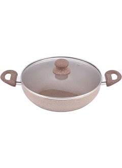 Buy Granite Wok With Cover 34 Cm 3.0 Mm in Saudi Arabia