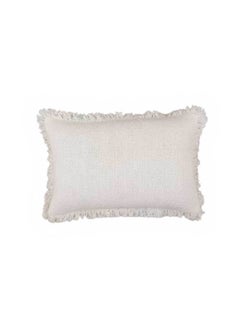 Buy Misty Non Woven Cushion Cover 30x50 Cm Off-White in UAE