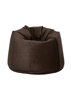 Buy Luxe Decora Soft Suede Velvet Bean Bag with Polystyrene Beads Filling in UAE