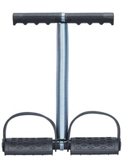 اشتري Elastic Sit Up Pull Rope Spring Tension Foot Pedal Abdomen Leg Exerciser Equipment Bodybuilding for Home Gym (Single Spring) في الامارات