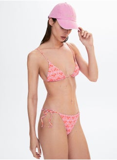 Buy Floral Print Bikini Top in Saudi Arabia