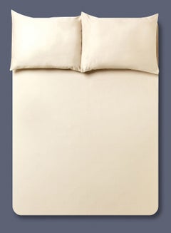 اشتري King Size Fitted Sheet With Pillowcase 200X200Cm في السعودية