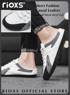 اشتري Men's Fashion Casual Loafers Slip On Walking Soprts Shoes Summer Closed Toes Comfortable Soft Slippers في الامارات