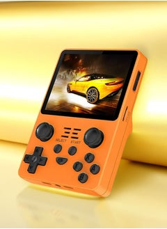 Buy RGB20S Handheld Game Console with Retro Open Source System, Preloaded 15000+ Games, RK3326 3.5-Inch 4:3 IPS Screen for Children's Gifts (Yellow) in Saudi Arabia