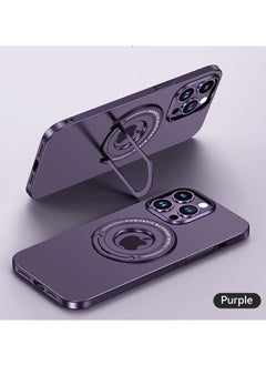 اشتري Luxury Magnetic Case For iPhone 14 Pro Max With Mobile Phone Holder Hide Stand Hard Cover في السعودية