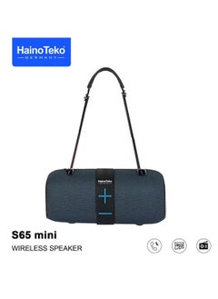 Buy Haino Teko S65 Mini Portable Bluetooth Speaker Blue in UAE