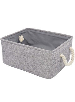 اشتري Storage Baskets Bin For Shelves Fabric Organizer Baskets For Gift Empty (Grey16.1" L X 12.2" W X 7.9" H) في السعودية