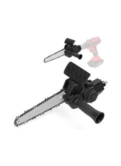 اشتري Stainless Steel Modern Portable Household Saw  Drill-Mounted Electric Drill Convert to Saw Converter Head Portable Saw for Woodworking Cutting Tool في مصر