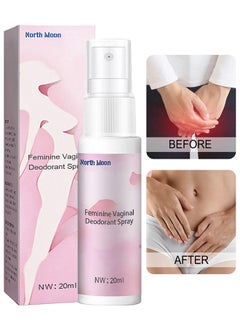 Buy Feminine Vaginal Deodorant Spray, Female Private Parts Antipruritic Spray To Remove Itching Peculiar Smell Dermatitis, Women Vaginal Health Itch Odor Eliminator Moisturizing Hygiene Spray in UAE