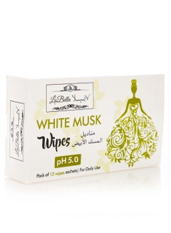 Buy Labella Feminine Wipes With White Musk 12 Pieces in Saudi Arabia