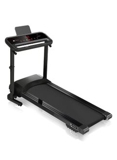 Buy Home Folding Treadmill Led Fitness Equipment 1-12 Km/H 120 Kg Maximum Load Bearing Bluetooth Music 2.0hp 400w With Ipad Stand Heart Rate Detection Suitable For Gym Home Metal Frame in Saudi Arabia