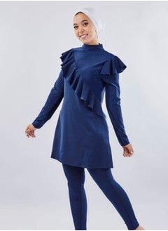 اشتري Ruffles Burkini Blue For Women في مصر