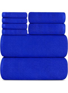 Buy Premium Bath Towels Set Pack of 8 in UAE